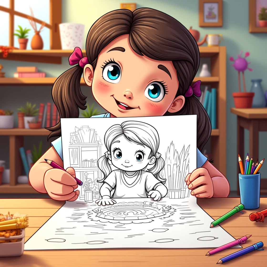 1000 Printable Coloring Pages for Kids with ADHD – Special Edition eBook