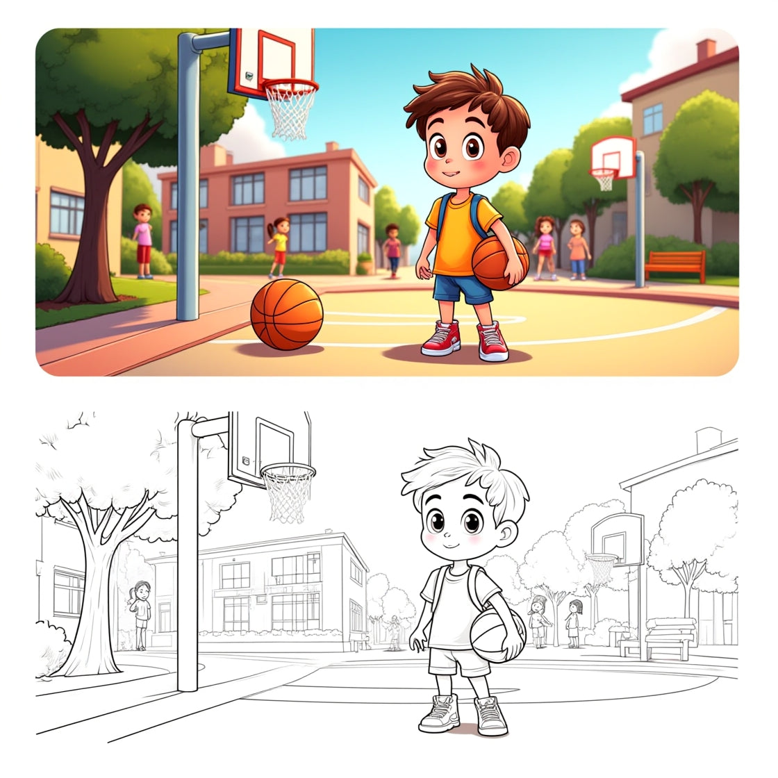 1000 Printable Coloring Pages for Kids with ADHD – Special Edition eBook