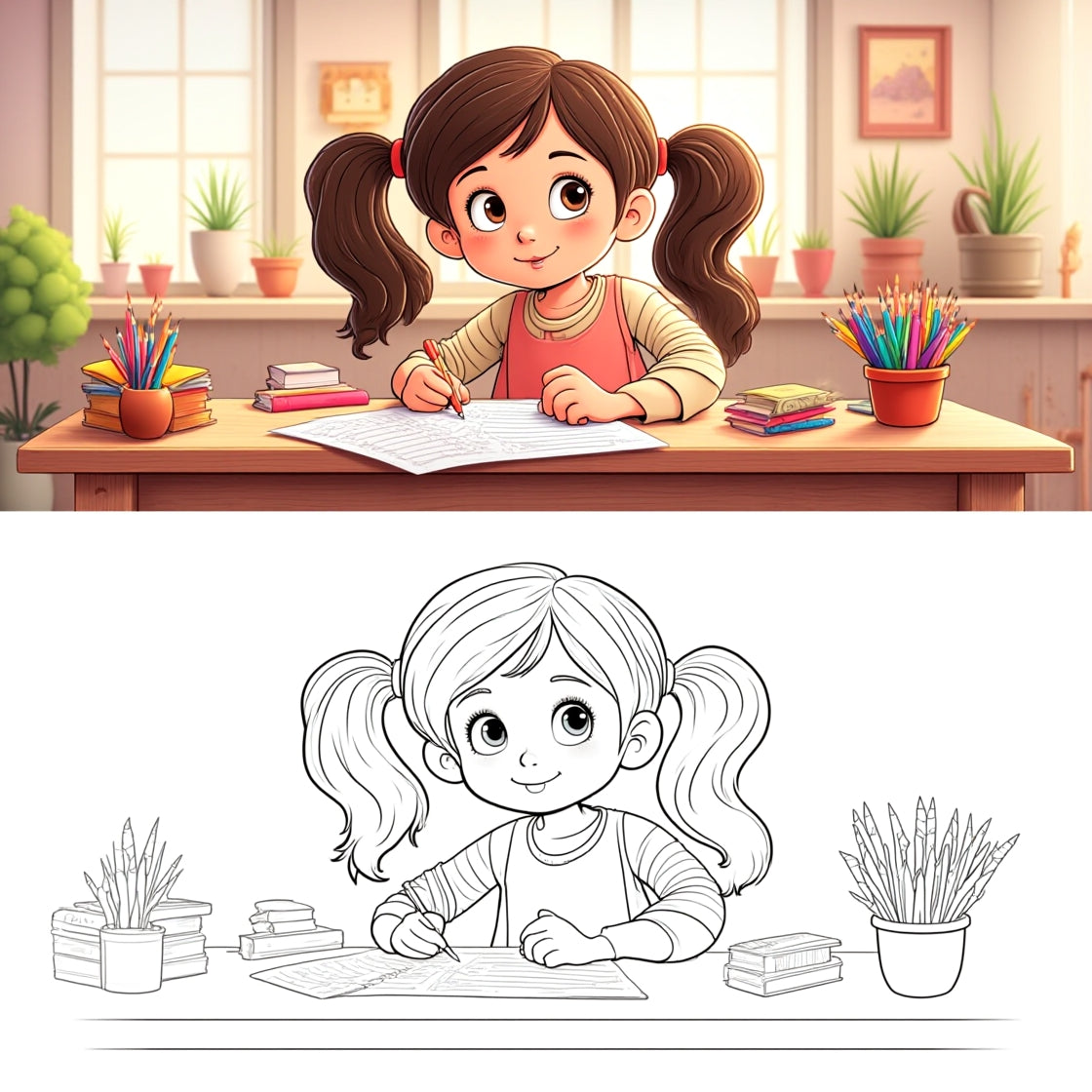 1000 Printable Coloring Pages for Kids with ADHD – Special Edition eBook