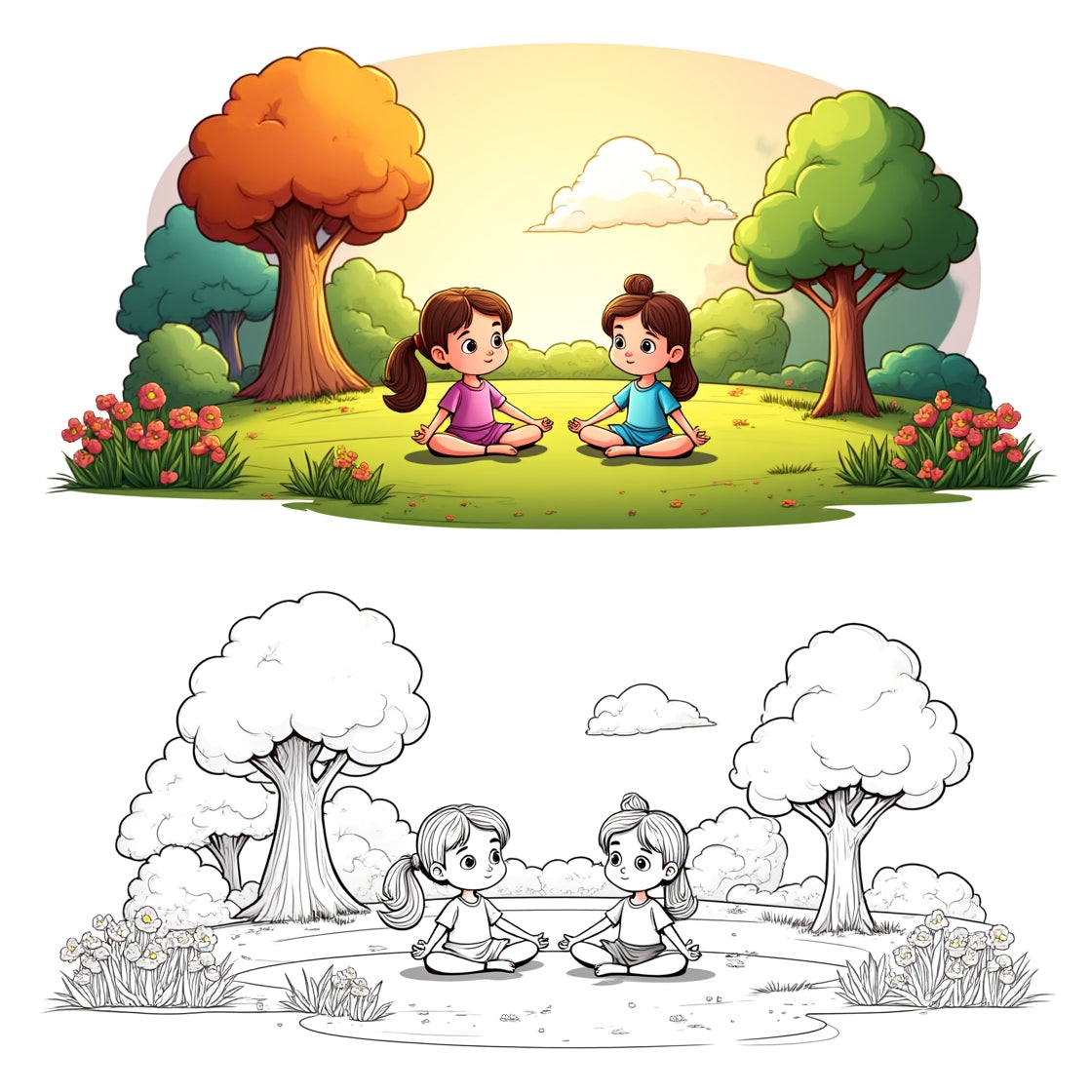 1000 Printable Coloring Pages for Kids with ADHD – Special Edition eBook