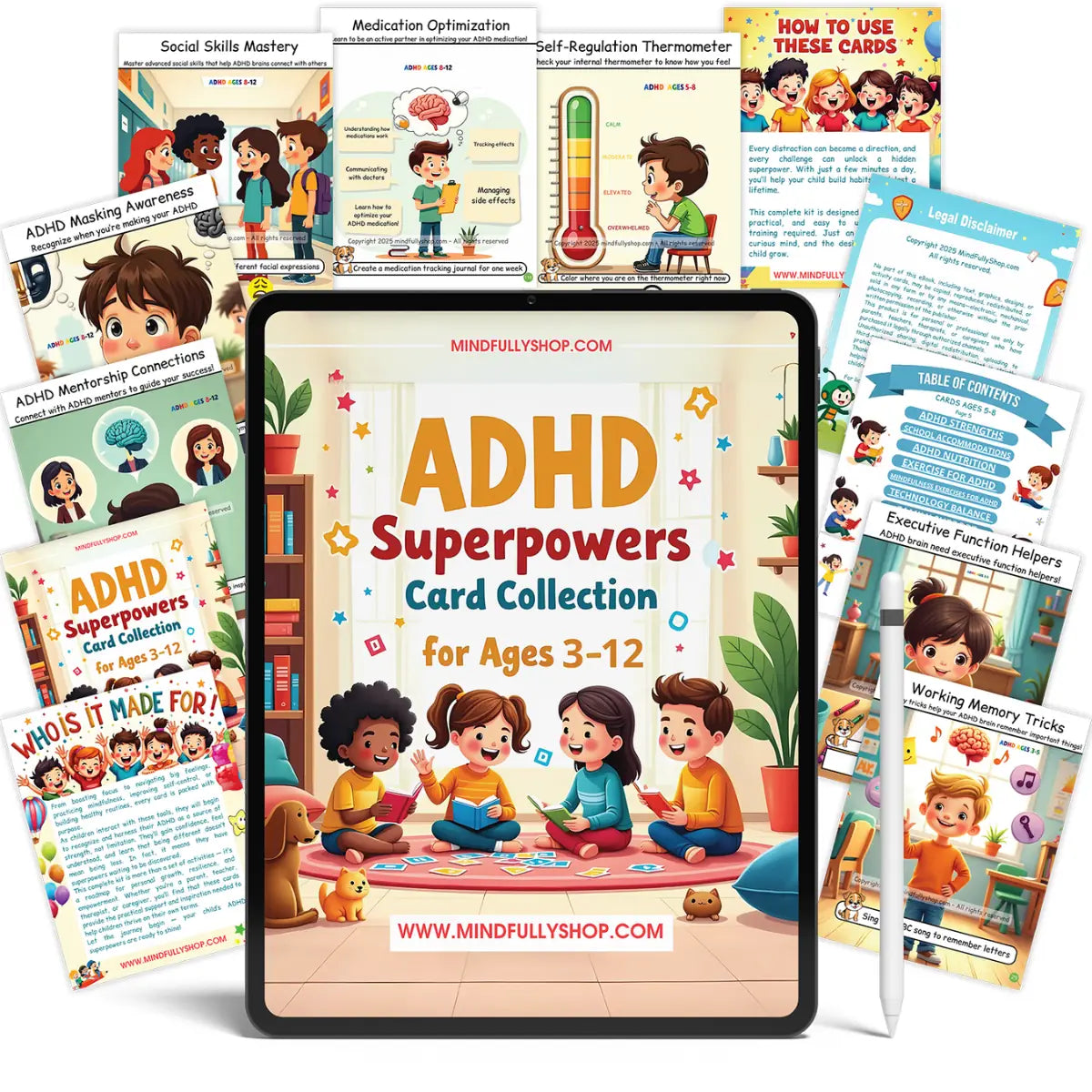 1000 Premium coloring pages collection for children with ADHD